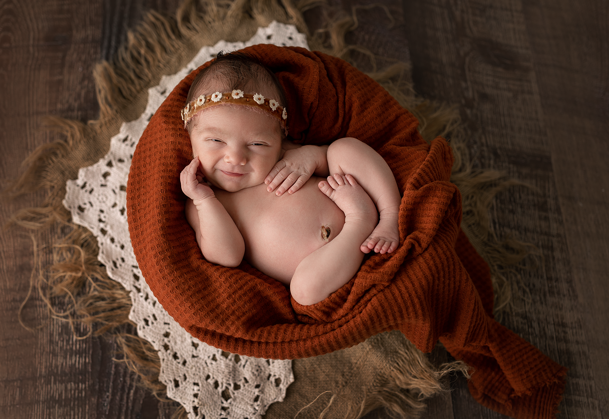 Picture Of A Cute Baby Chilling Like A Queen